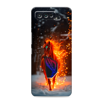 Силиконовый чехол на ASUS ROG Phone 5 с принтом Новый год Силиконовый чехол на ASUS ROG Phone 5 с принтом Новый год