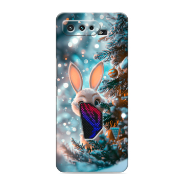 Силиконовый чехол на ASUS ROG Phone 5 с принтом Новый год Силиконовый чехол на ASUS ROG Phone 5 с принтом Новый год