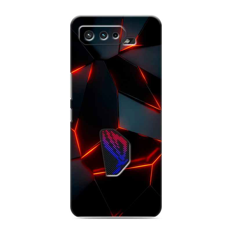 Силиконовый противоударный чехол на ASUS ROG Phone 5 с принтом Яркие абстракции Силиконовый противоударный чехол на ASUS ROG Phone 5 с принтом Яркие абстракции