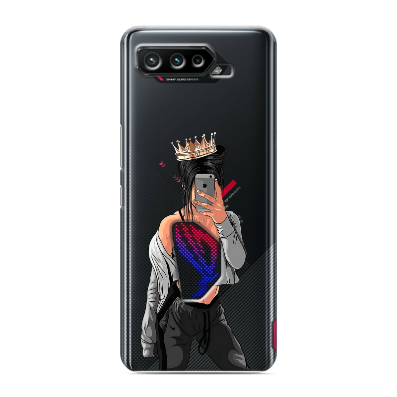 Силиконовый чехол на ASUS ROG Phone 5 с принтом Женские принты Силиконовый чехол на ASUS ROG Phone 5 с принтом Женские принты