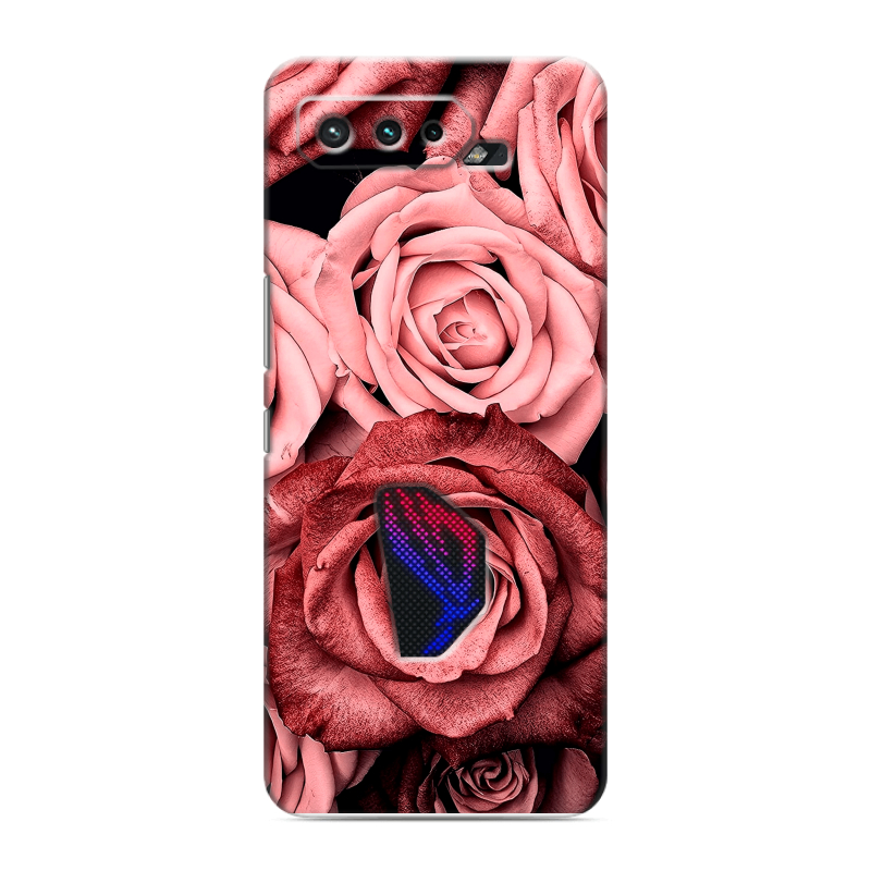 Силиконовый противоударный чехол на ASUS ROG Phone 5 с принтом Цветы розы Силиконовый противоударный чехол на ASUS ROG Phone 5 с принтом Цветы розы