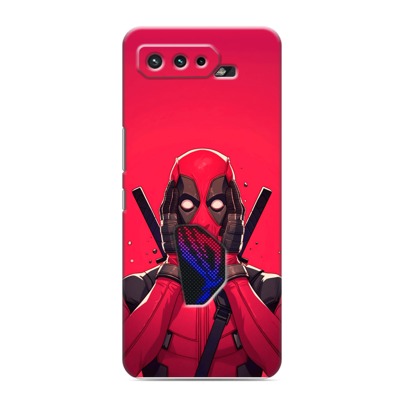 Силиконовый чехол на ASUS ROG Phone 5 с принтом Дедпул Deadpool Силиконовый чехол на ASUS ROG Phone 5 с принтом Дедпул Deadpool