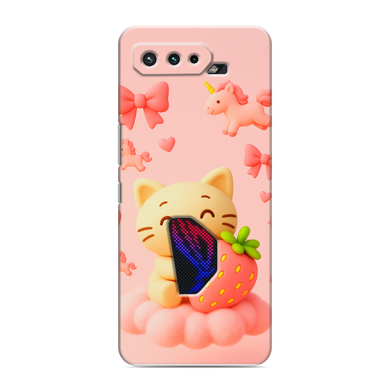 Силиконовый противоударный чехол на ASUS ROG Phone 5 с принтом для девочек Силиконовый противоударный чехол на ASUS ROG Phone 5 с принтом для девочек