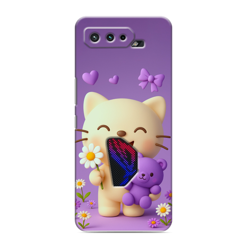 Силиконовый противоударный чехол на ASUS ROG Phone 5 с принтом для девочек Силиконовый противоударный чехол на ASUS ROG Phone 5 с принтом для девочек