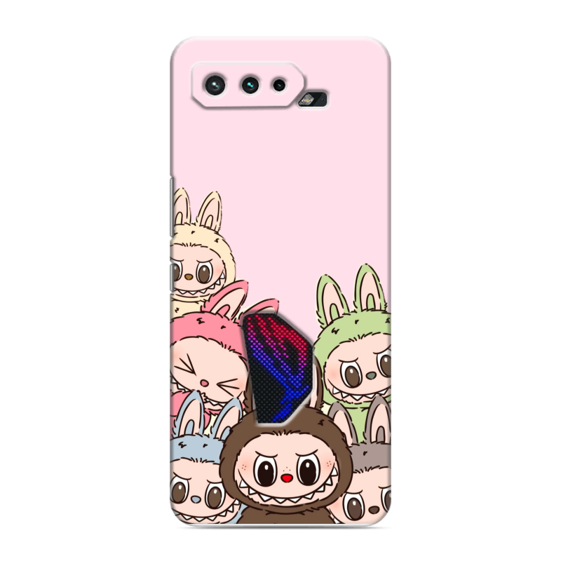 Силиконовый чехол на ASUS ROG Phone 5 с принтом Лабубу Силиконовый чехол на ASUS ROG Phone 5 с принтом Лабубу