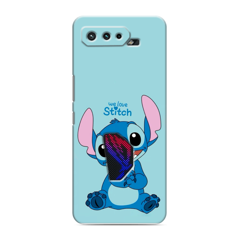 Силиконовый чехол на ASUS ROG Phone 5 с принтом Лило и Стич Силиконовый чехол на ASUS ROG Phone 5 с принтом Лило и Стич
