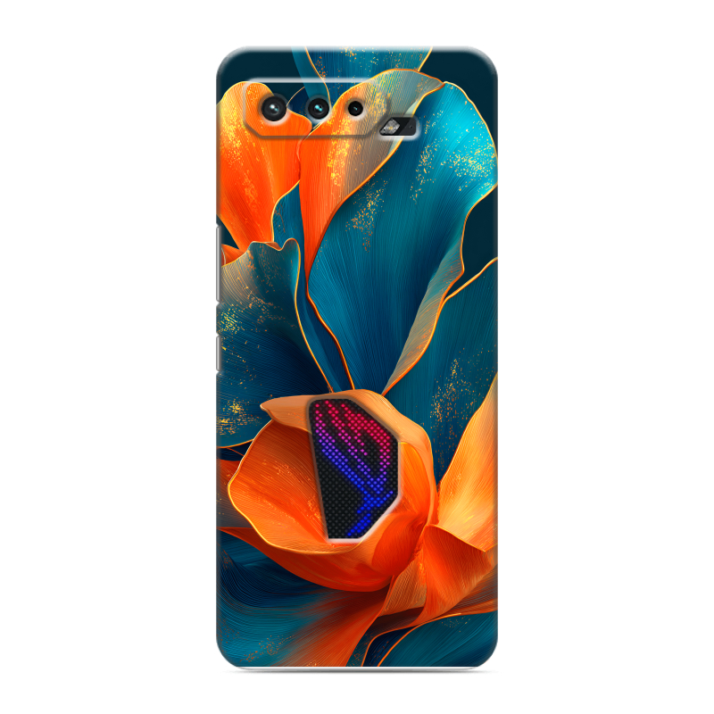 Силиконовый противоударный чехол на ASUS ROG Phone 5 с принтом Цветы Силиконовый противоударный чехол на ASUS ROG Phone 5 с принтом Цветы