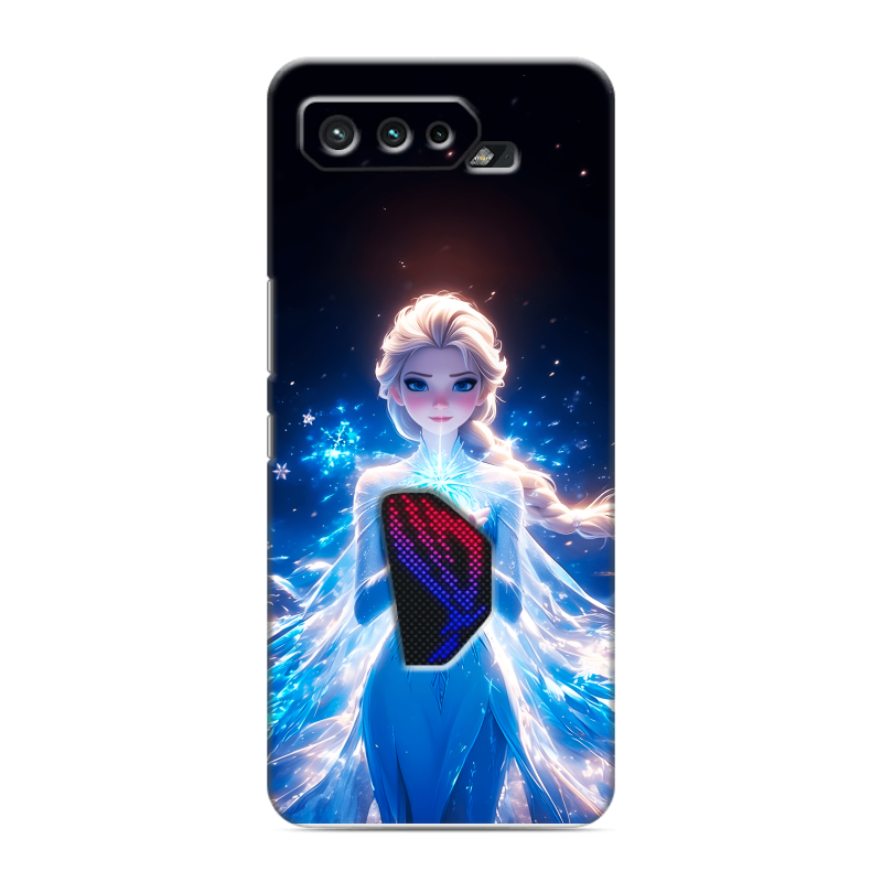 Силиконовый чехол на ASUS ROG Phone 5 с принтом Холодное сердце Frozen Силиконовый чехол на ASUS ROG Phone 5 с принтом Холодное сердце Frozen