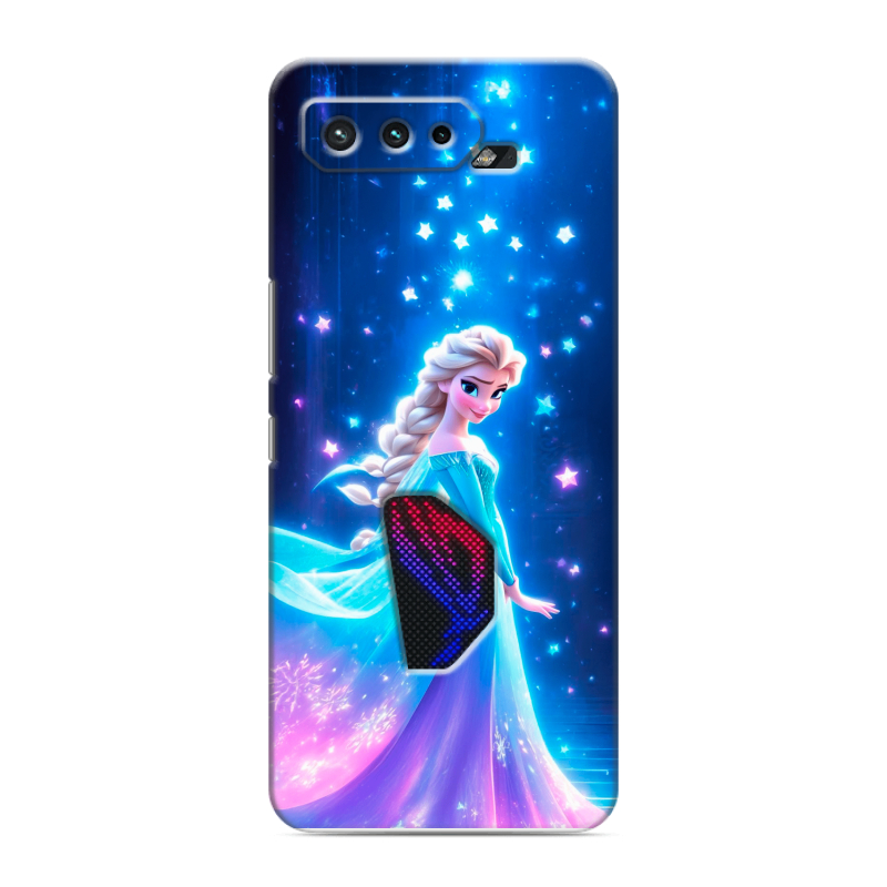 Силиконовый чехол на ASUS ROG Phone 5 с принтом Холодное сердце Frozen Силиконовый чехол на ASUS ROG Phone 5 с принтом Холодное сердце Frozen