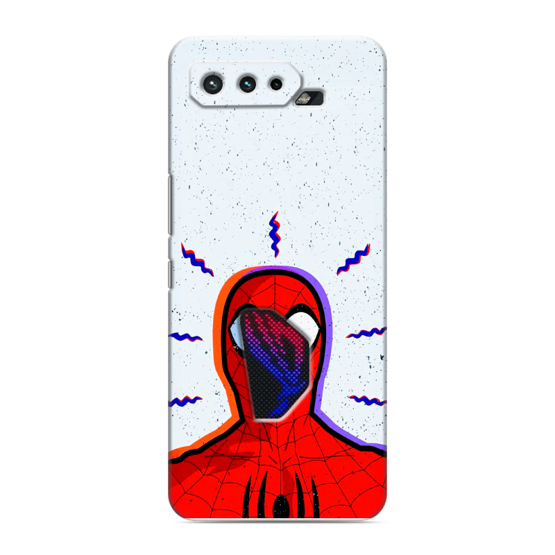Силиконовый чехол на ASUS ROG Phone 5 с принтом Spiderman Человек паук Силиконовый чехол на ASUS ROG Phone 5 с принтом Spiderman Человек паук
