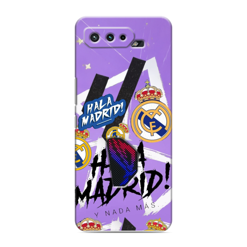 Силиконовый противоударный чехол на ASUS ROG Phone 5 с принтом Real Madrid Реал Мадрид Силиконовый противоударный чехол на ASUS ROG Phone 5 с принтом Real Madrid Реал Мадрид