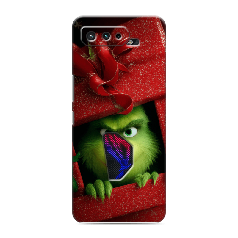 Силиконовый чехол на ASUS ROG Phone 5 с принтом Новый год Силиконовый чехол на ASUS ROG Phone 5 с принтом Новый год