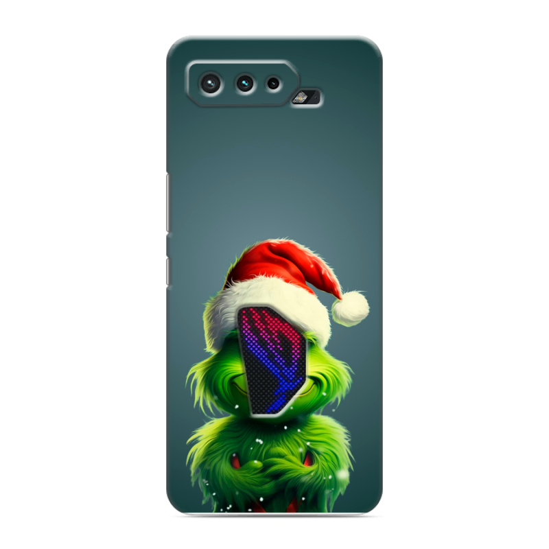 Силиконовый чехол на ASUS ROG Phone 5 с принтом Новый год Силиконовый чехол на ASUS ROG Phone 5 с принтом Новый год