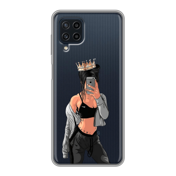 Силиконовый чехол на Samsung Galaxy A22 с принтом Женские принты Силиконовый чехол на Samsung Galaxy A22 с принтом Женские принты