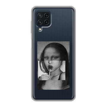 Силиконовый чехол на Samsung Galaxy A22 с принтом Мона Лиза
