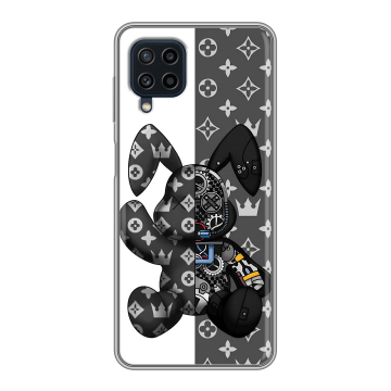 Силиконовый чехол на Samsung Galaxy A22 с принтом Луи робот