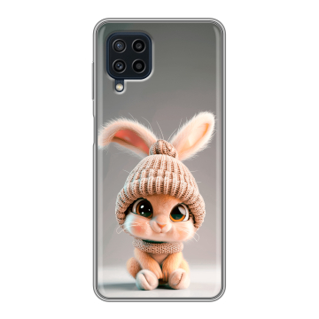 Силиконовый чехол на Samsung Galaxy A22 с принтом Кролик