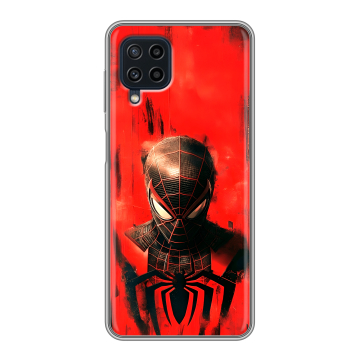 Силиконовый чехол на Samsung Galaxy A22 с принтом человек паук spiderman Силиконовый чехол на Samsung Galaxy A22 с принтом человек паук spiderman