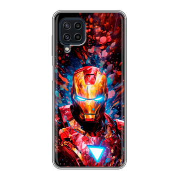 Силиконовый чехол на Samsung Galaxy A22 с принтом Железный человек Ironman Силиконовый чехол на Samsung Galaxy A22 с принтом Железный человек Ironman
