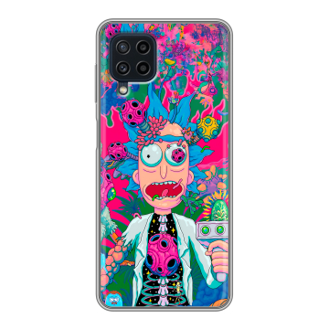 Силиконовый чехол на Samsung Galaxy A22 с принтом Рик и Морти Rick Morty Силиконовый чехол на Samsung Galaxy A22 с принтом Рик и Морти Rick Morty
