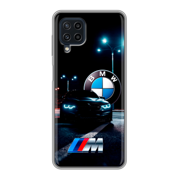 Силиконовый чехол на Samsung Galaxy A22 с принтом БМВ BMW