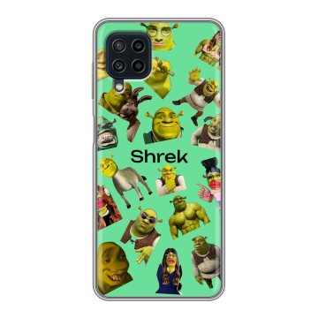 Силиконовый чехол на Samsung Galaxy A22 с принтом Шрек Shrek Силиконовый чехол на Samsung Galaxy A22 с принтом Шрек Shrek