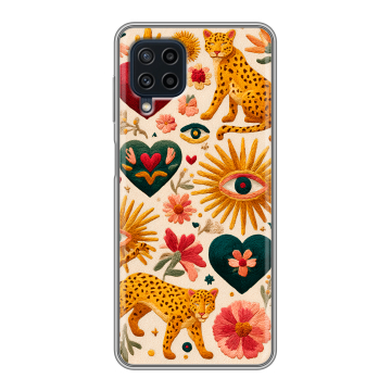 Силиконовый чехол на Samsung Galaxy A22 с принтом Модный принт Силиконовый чехол на Samsung Galaxy A22 с принтом Модный принт