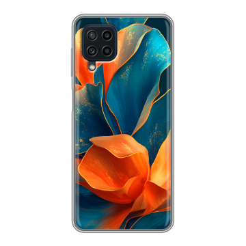 Силиконовый чехол на Samsung Galaxy A22 с принтом Цветы Силиконовый чехол на Samsung Galaxy A22 с принтом Цветы