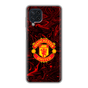 Силиконовый чехол на Samsung Galaxy A22 с принтом Manchester United Силиконовый чехол на Samsung Galaxy A22 с принтом Manchester United
