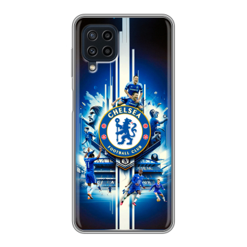 Силиконовый чехол на Samsung Galaxy A22 с принтом Chelsea Челси Силиконовый чехол на Samsung Galaxy A22 с принтом Chelsea Челси
