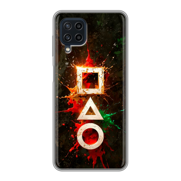 Силиконовый чехол на Samsung Galaxy A22 с принтом Squid Game Игра кальмара