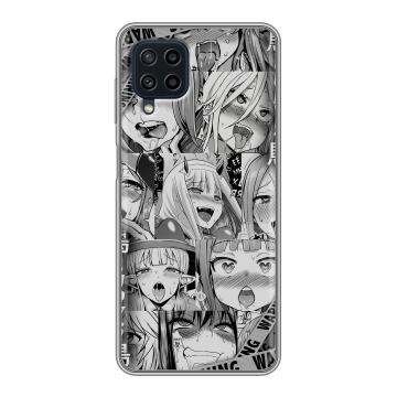 Силиконовый чехол на Samsung Galaxy A22 с принтом Ahegao Ахегао Аниме Силиконовый чехол на Samsung Galaxy A22 с принтом Ahegao Ахегао Аниме