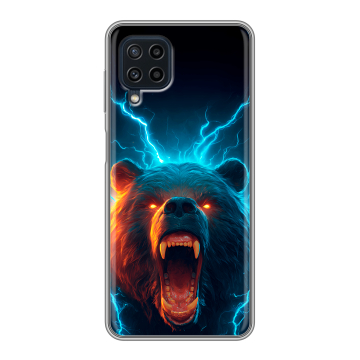 Силиконовый чехол на Samsung Galaxy A22 с принтом Медведь Силиконовый чехол на Samsung Galaxy A22 с принтом Медведь