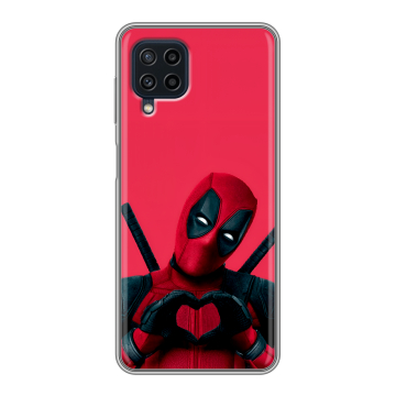 Силиконовый чехол на Samsung Galaxy A22 с принтом Дедпул Deadpool Силиконовый чехол на Samsung Galaxy A22 с принтом Дедпул Deadpool