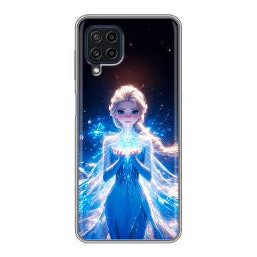 Силиконовый чехол на Samsung Galaxy A22 с принтом Холодное сердце Frozen Силиконовый чехол на Samsung Galaxy A22 с принтом Холодное сердце Frozen