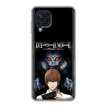 Силиконовый чехол на Samsung Galaxy A22 с принтом Death note Тетрадь смерти Силиконовый чехол на Samsung Galaxy A22 с принтом Death note Тетрадь смерти