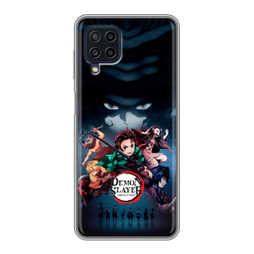Силиконовый чехол на Samsung Galaxy A22 с принтом Demon Slayer Клинок рассекающий демонов Силиконовый чехол на Samsung Galaxy A22 с принтом Demon Slayer Клинок рассекающий демонов