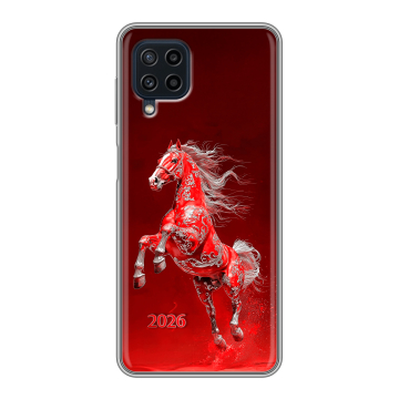 Силиконовый чехол на Samsung Galaxy A22 с принтом Новый год Силиконовый чехол на Samsung Galaxy A22 с принтом Новый год