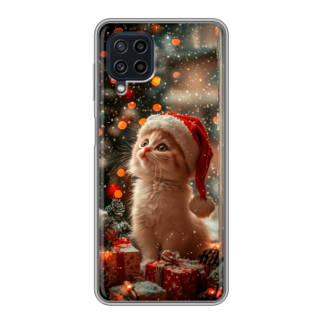 Силиконовый чехол на Samsung Galaxy A22 с принтом Новый год Силиконовый чехол на Samsung Galaxy A22 с принтом Новый год