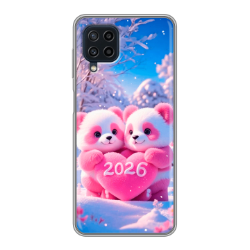 Силиконовый чехол на Samsung Galaxy A22 с принтом Новый год Силиконовый чехол на Samsung Galaxy A22 с принтом Новый год