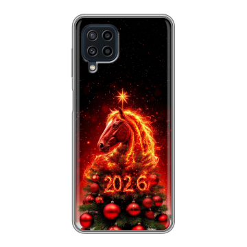 Силиконовый чехол на Samsung Galaxy A22 с принтом Новый год Силиконовый чехол на Samsung Galaxy A22 с принтом Новый год