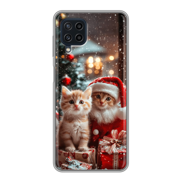 Силиконовый чехол на Samsung Galaxy A22 с принтом Новый год Силиконовый чехол на Samsung Galaxy A22 с принтом Новый год