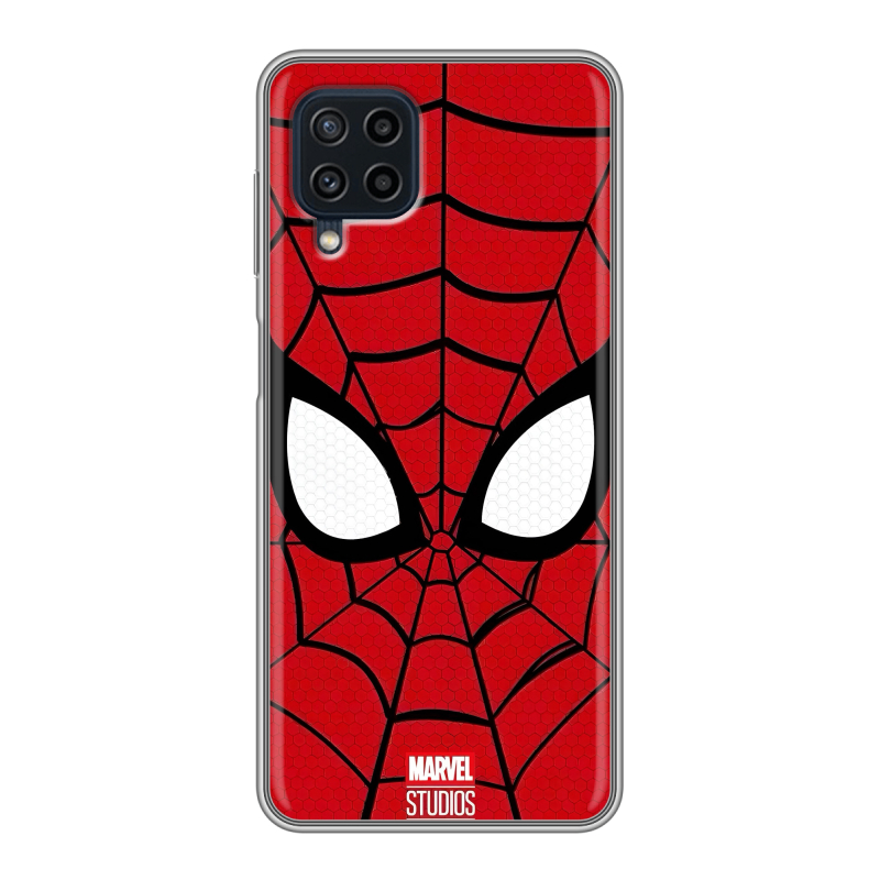 Силиконовый противоударный чехол на Samsung Galaxy A22 с принтом человек паук spiderman Силиконовый противоударный чехол на Samsung Galaxy A22 с принтом человек паук spiderman