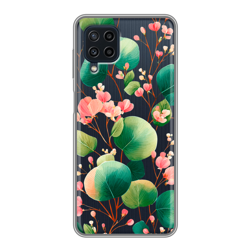 Силиконовый чехол на Samsung Galaxy A22 с принтом женский Силиконовый чехол на Samsung Galaxy A22 с принтом женский