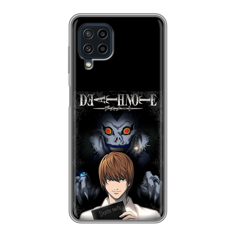 Силиконовый чехол на Samsung Galaxy A22 с принтом Death note Тетрадь смерти Силиконовый чехол на Samsung Galaxy A22 с принтом Death note Тетрадь смерти
