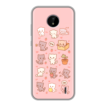 Силиконовый чехол на Nokia C20 с принтом Hello Kitty Хелоу Кити Силиконовый чехол на Nokia C20 с принтом Hello Kitty Хелоу Кити