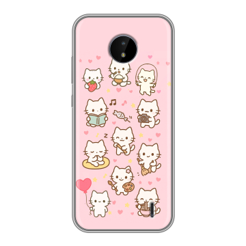 Силиконовый чехол на Nokia C20 с принтом Hello Kitty Хелоу Кити Силиконовый чехол на Nokia C20 с принтом Hello Kitty Хелоу Кити