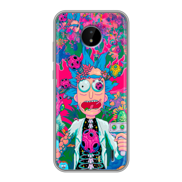 Силиконовый чехол на Nokia C20 с принтом Рик и Морти Rick Morty Силиконовый чехол на Nokia C20 с принтом Рик и Морти Rick Morty