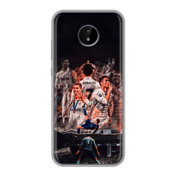 Силиконовый чехол на Nokia C20 с принтом Реал Роналдо Real Ronaldo Силиконовый чехол на Nokia C20 с принтом Реал Роналдо Real Ronaldo
