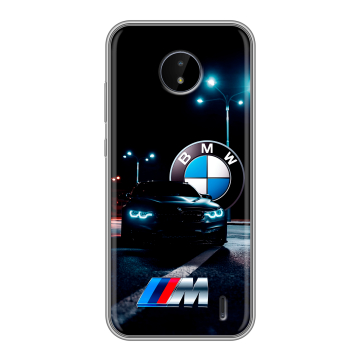 Силиконовый чехол на Nokia C20 с принтом БМВ BMW